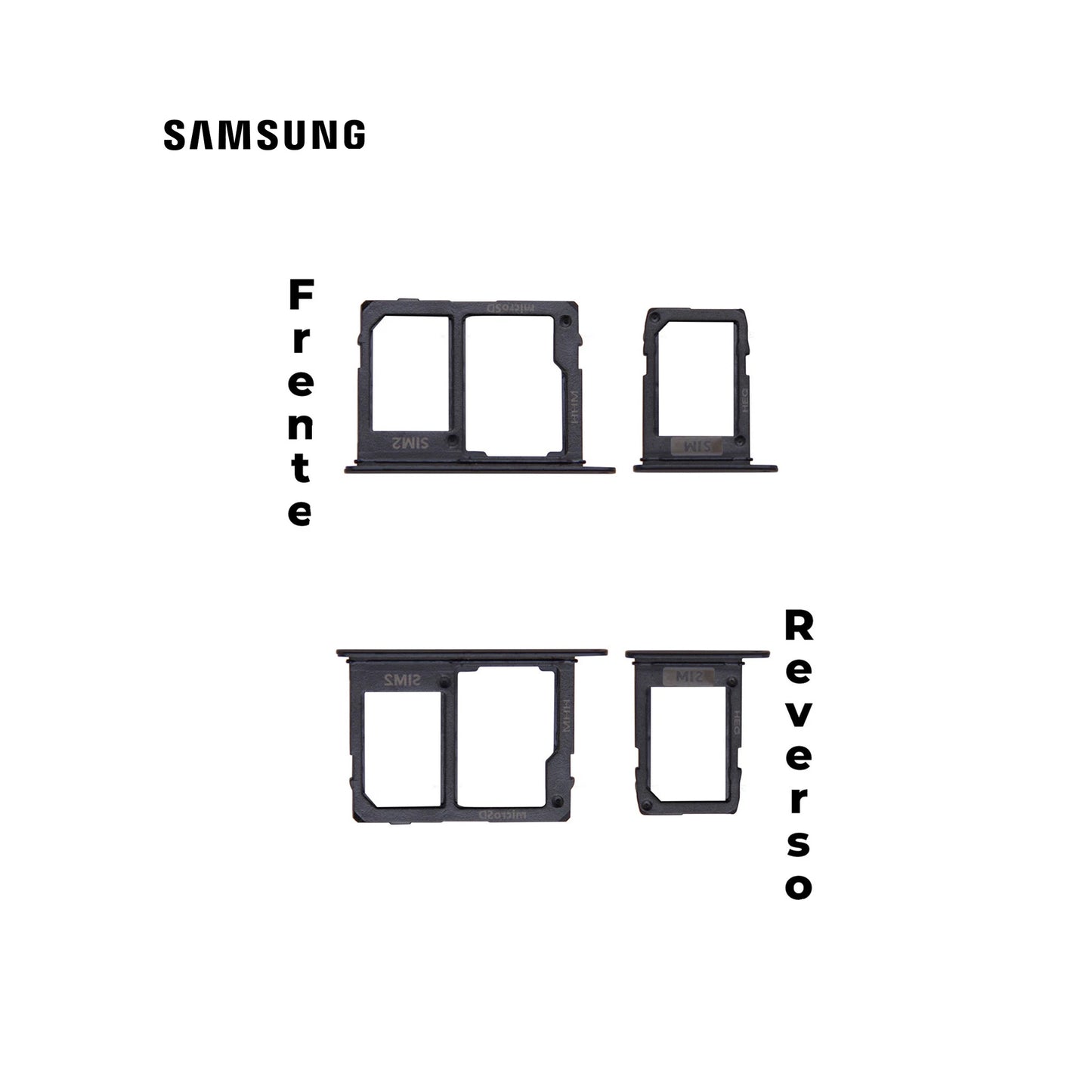PORTA SIM SAMSUNG A6 PLUS NEGRO
