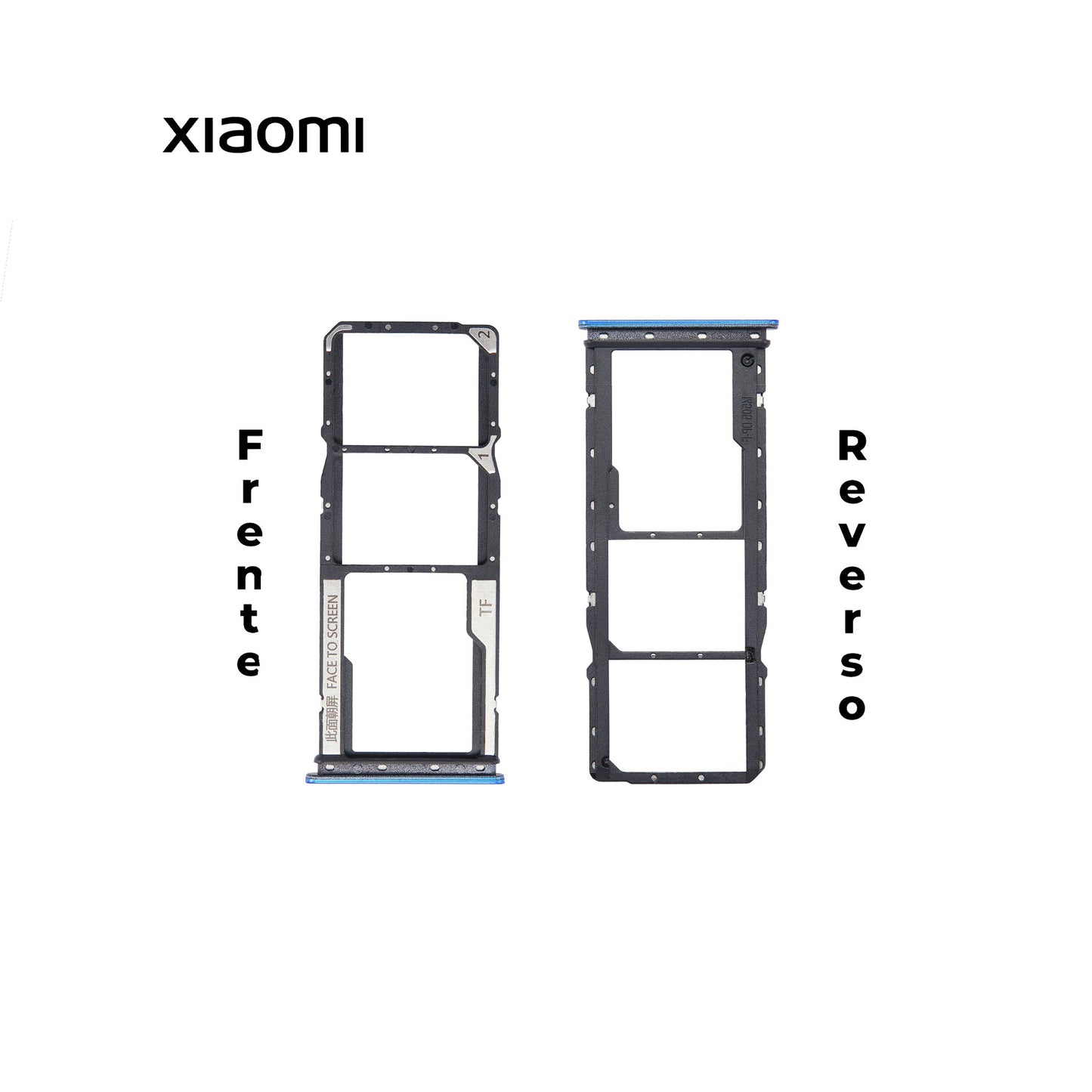 PORTA SIM XIAOMI REDMI 9a , 9c AZUL
