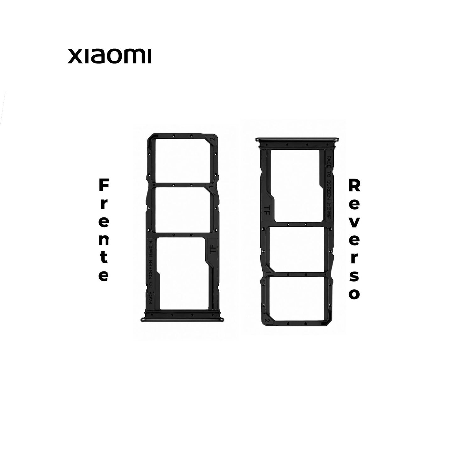 PORTA SIM XIAOMI REDMI NOTE 10S NEGRO