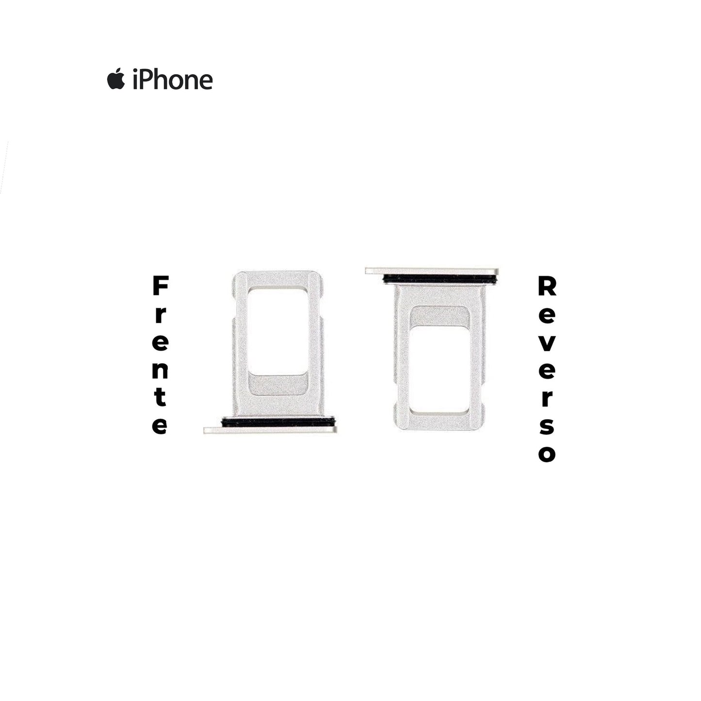 PORTA SIM IPHONE 11 BLANCO