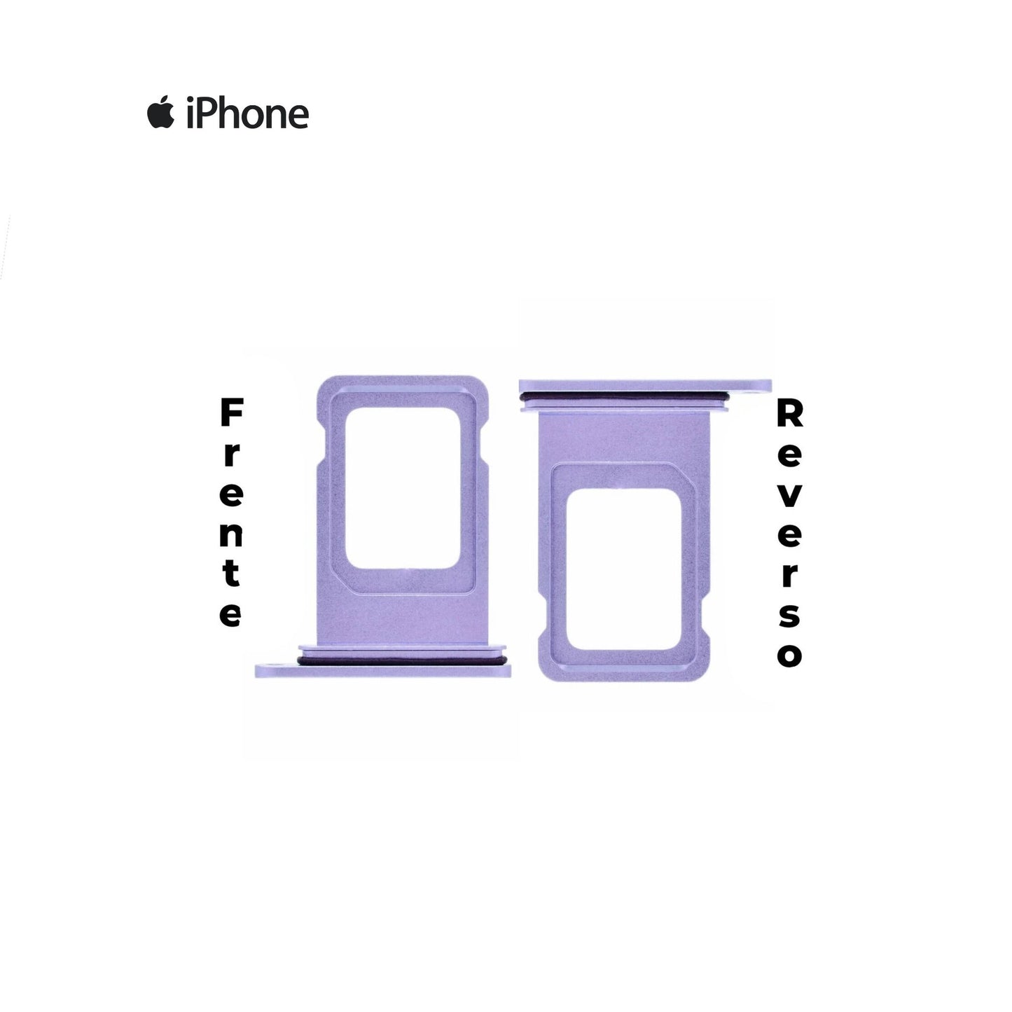 PORTA SIM IPHONE 11 MORADO