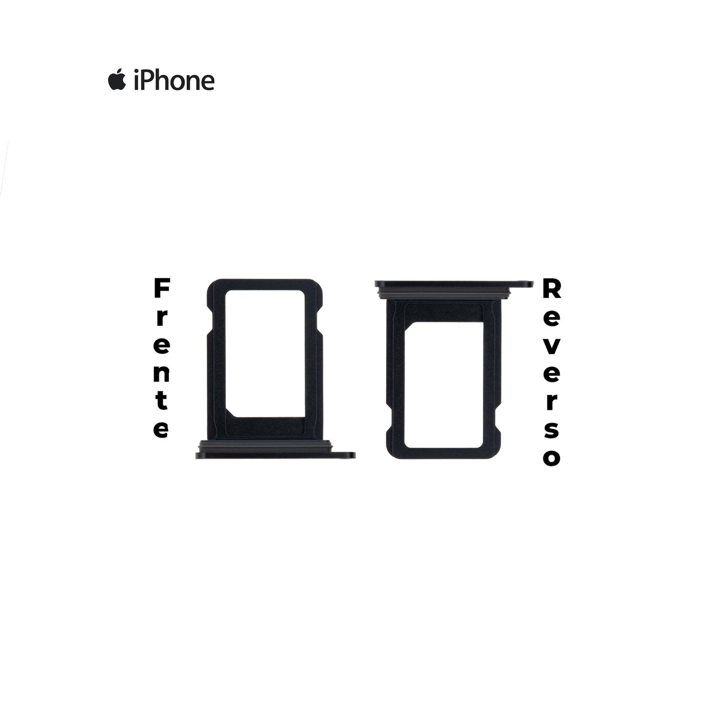 PORTA SIM IPHONE 12 MINI NEGRO