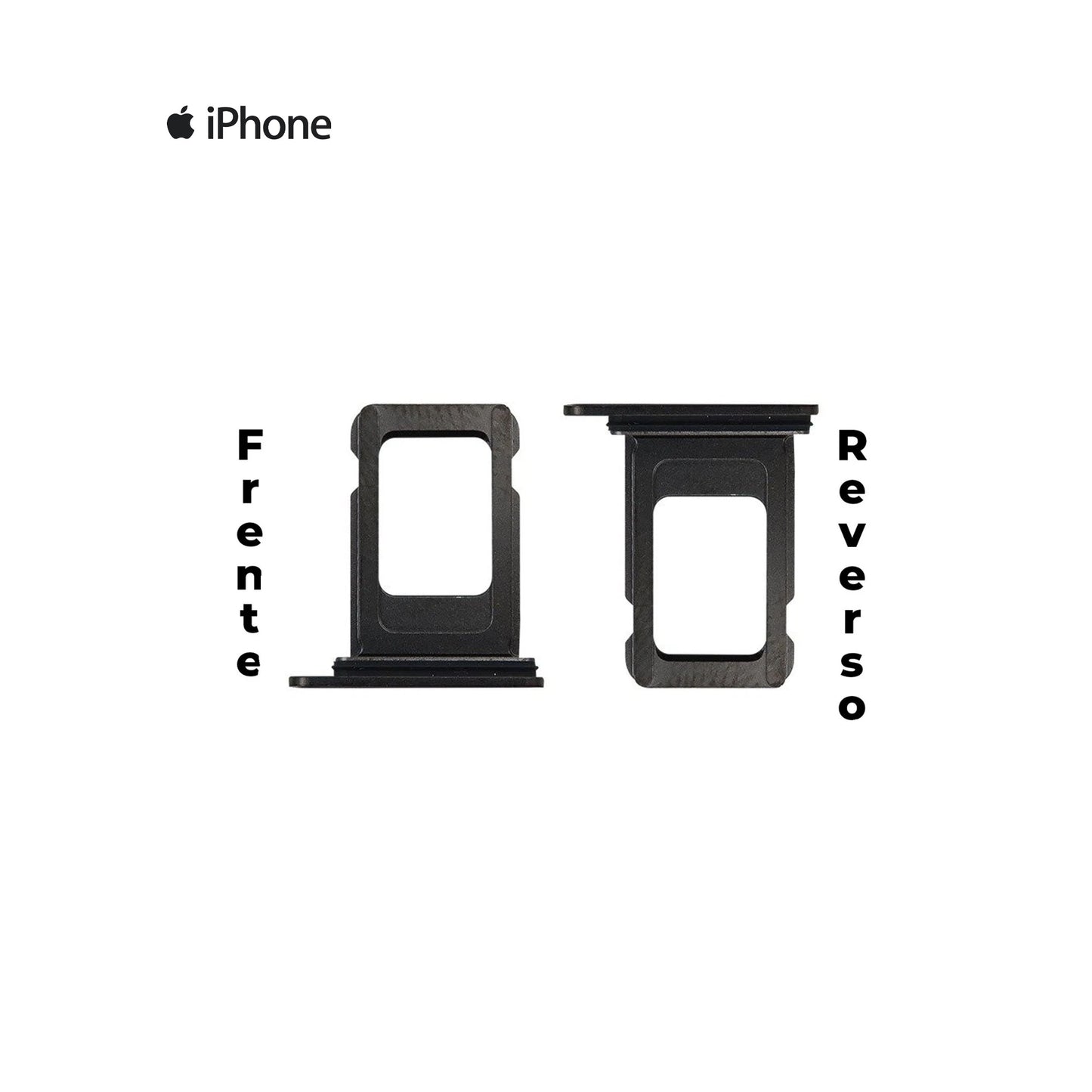 PORTA SIM IPHONE 12 PRO NEGRO