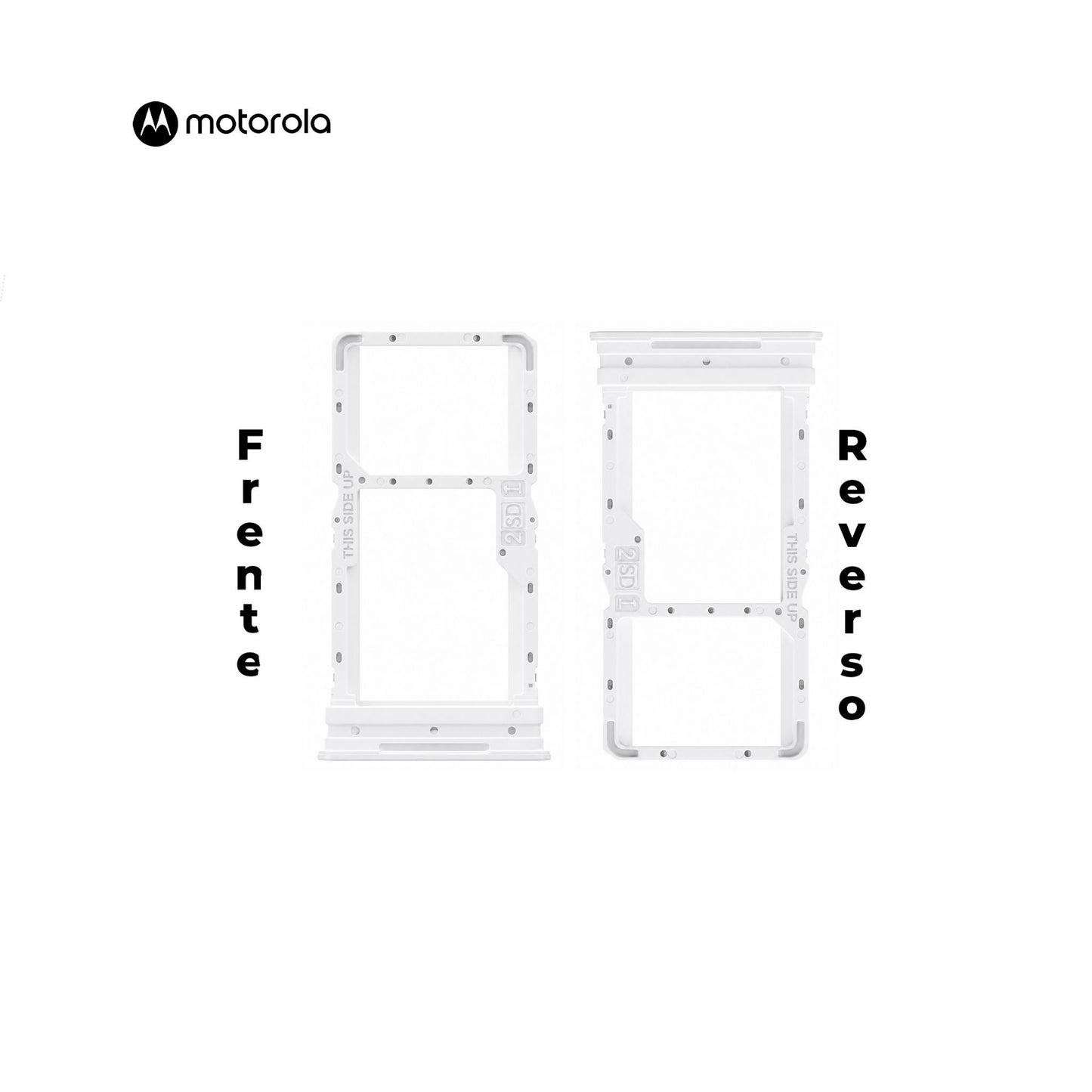 PORTA SIM MOTOROLA G52 , G72 , G82 BLANCO