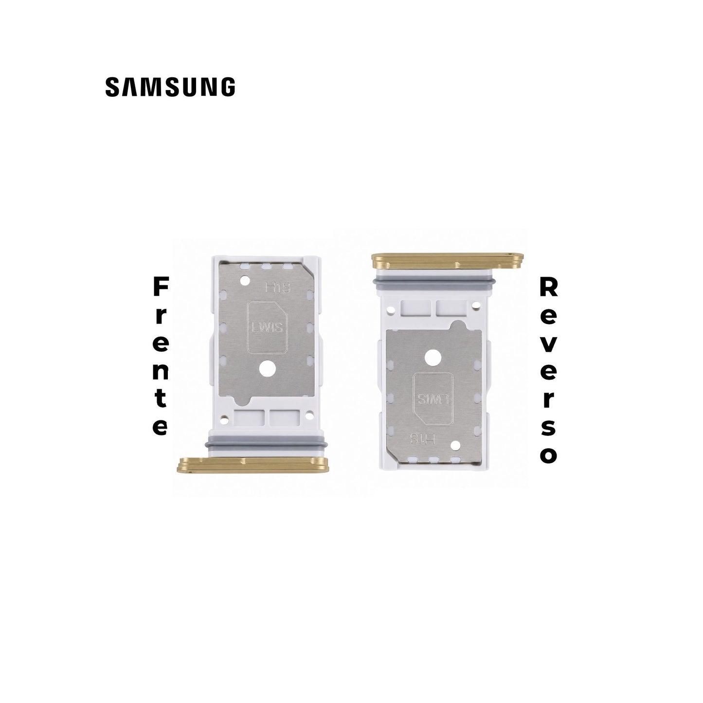 PORTA SIM SAMSUNG S24 PLUS DORADO