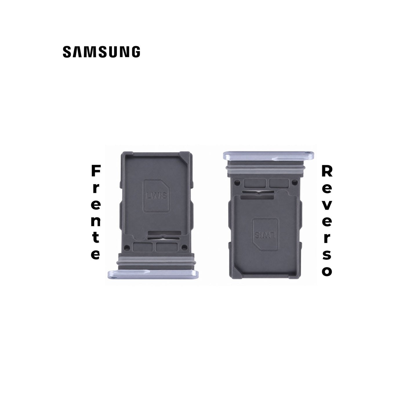 PORTA SIM SAMSUNG S25 AZUL CLARO