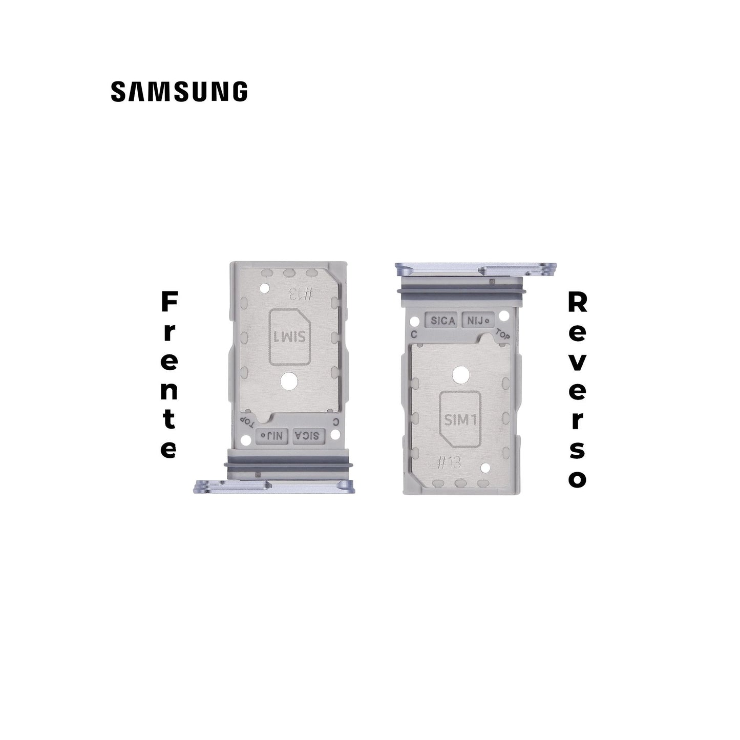 PORTA SIM SAMSUNG S25 PLUS PLATA