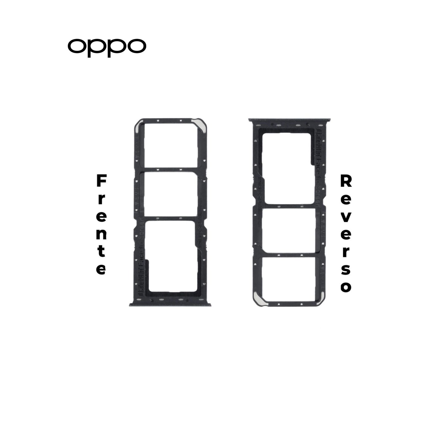 PORTA SIM OPPO A52 , A92 NEGRO