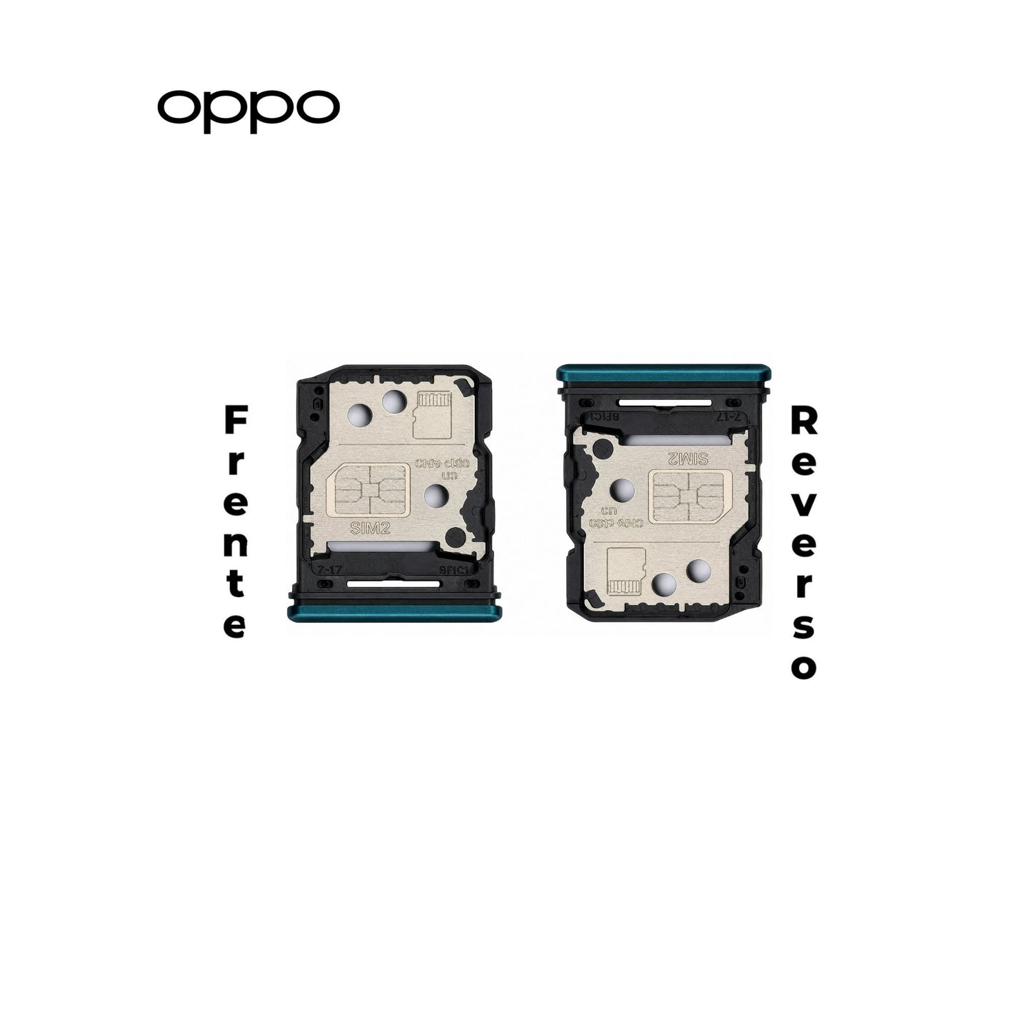 PORTA SIM OPPO RENO 12F 4G-5G VERDE