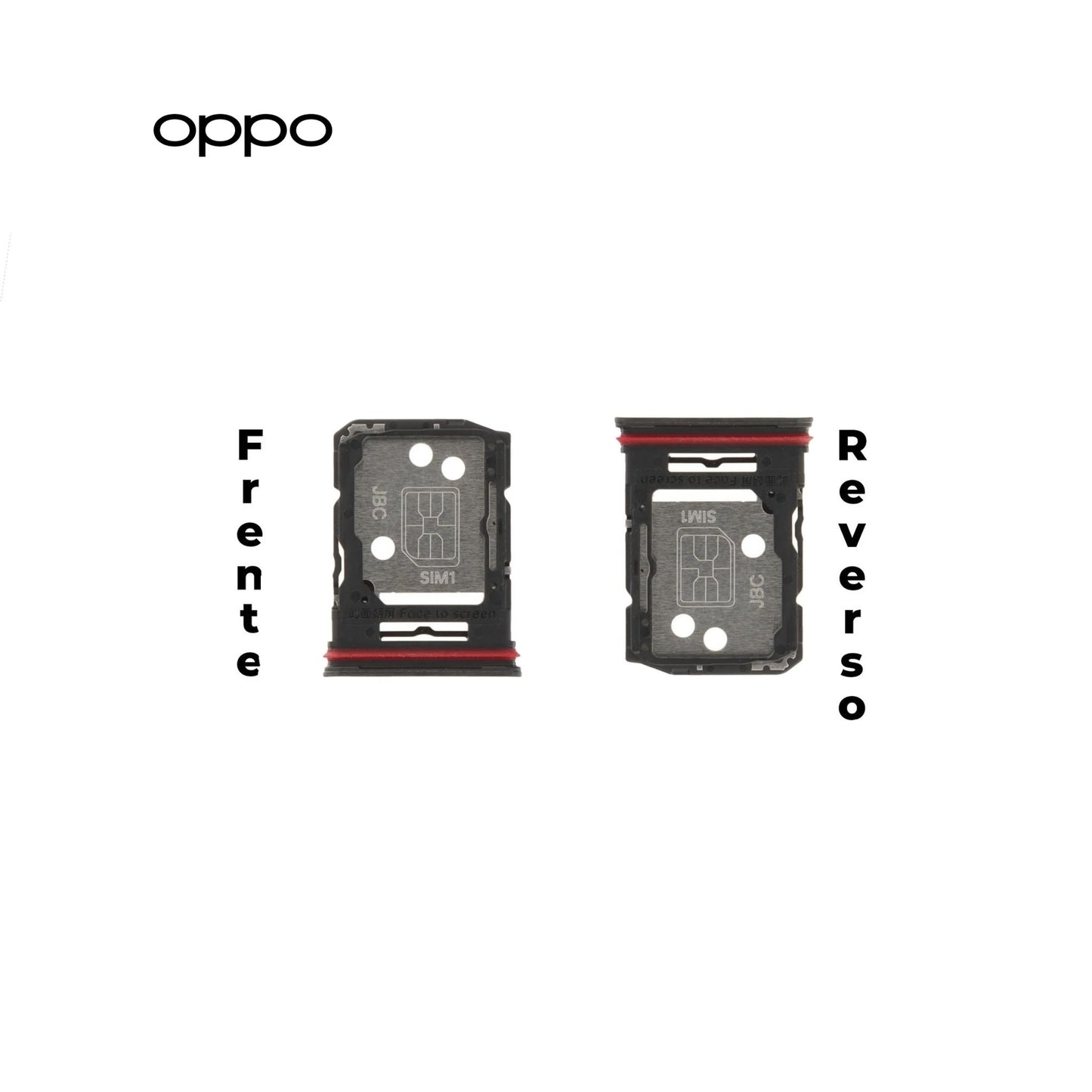 PORTA SIM OPPO RENO 13F NEGRO