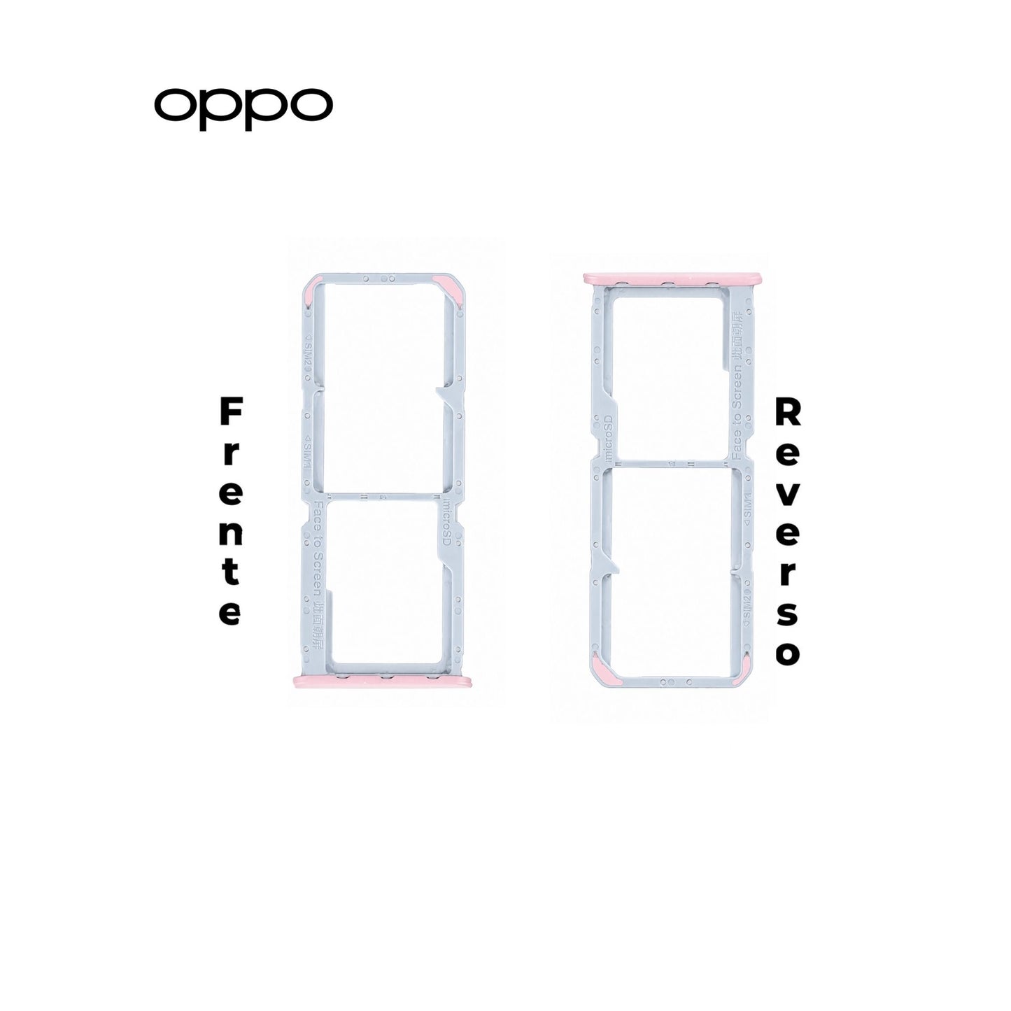 PORTA SIM OPPO RENO 7 LITE ROSA