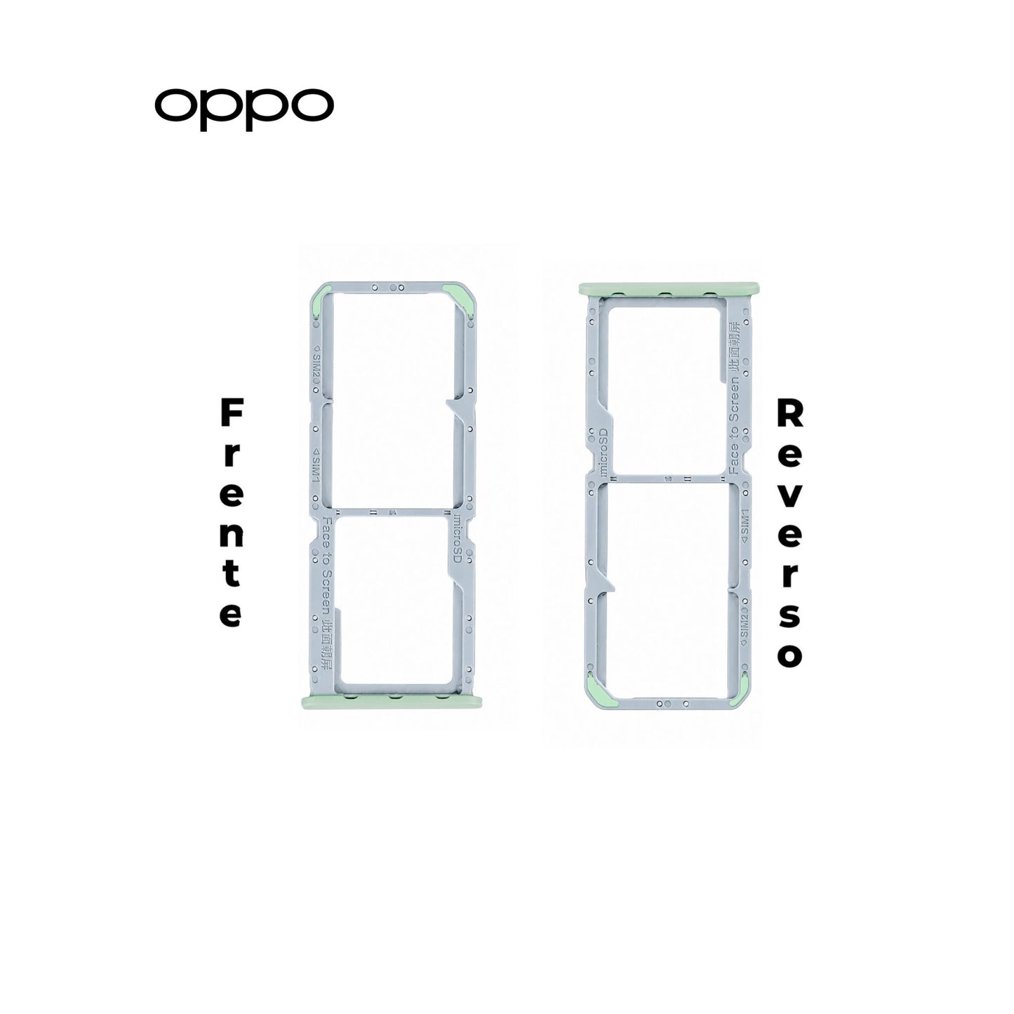 PORTA SIM OPPO RENO 7 LITE VERDE