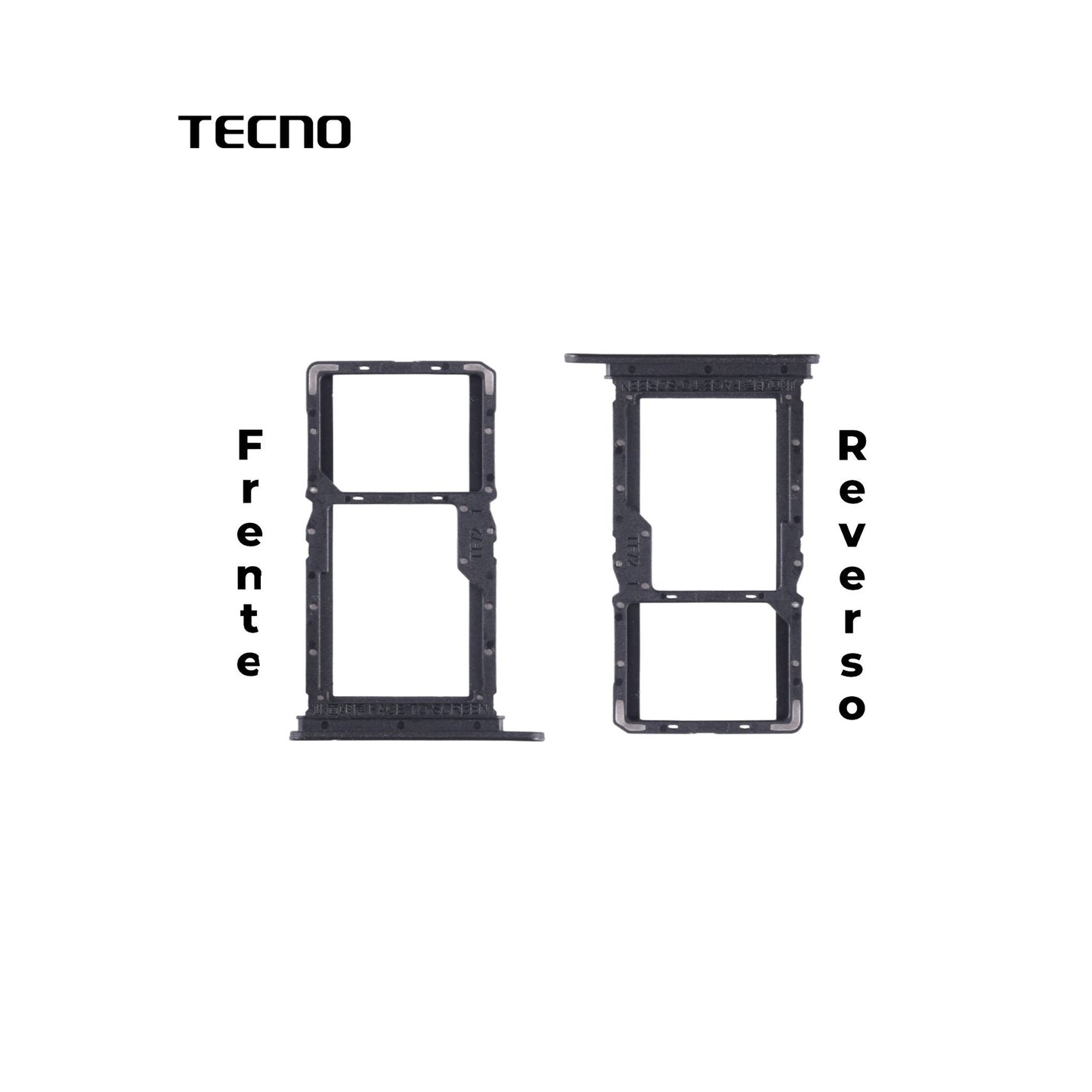 PORTA SIM TECNO SPARK GO 2024 NEGRO