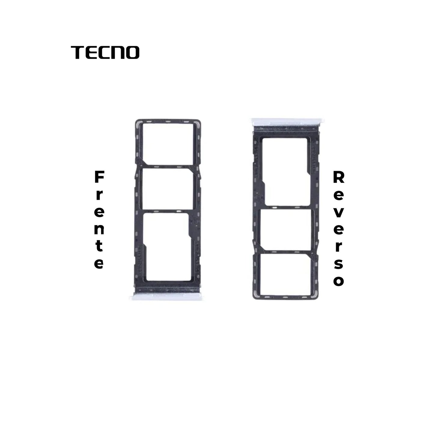 PORTA SIM TECNO SPARK GO 2024 PLATA