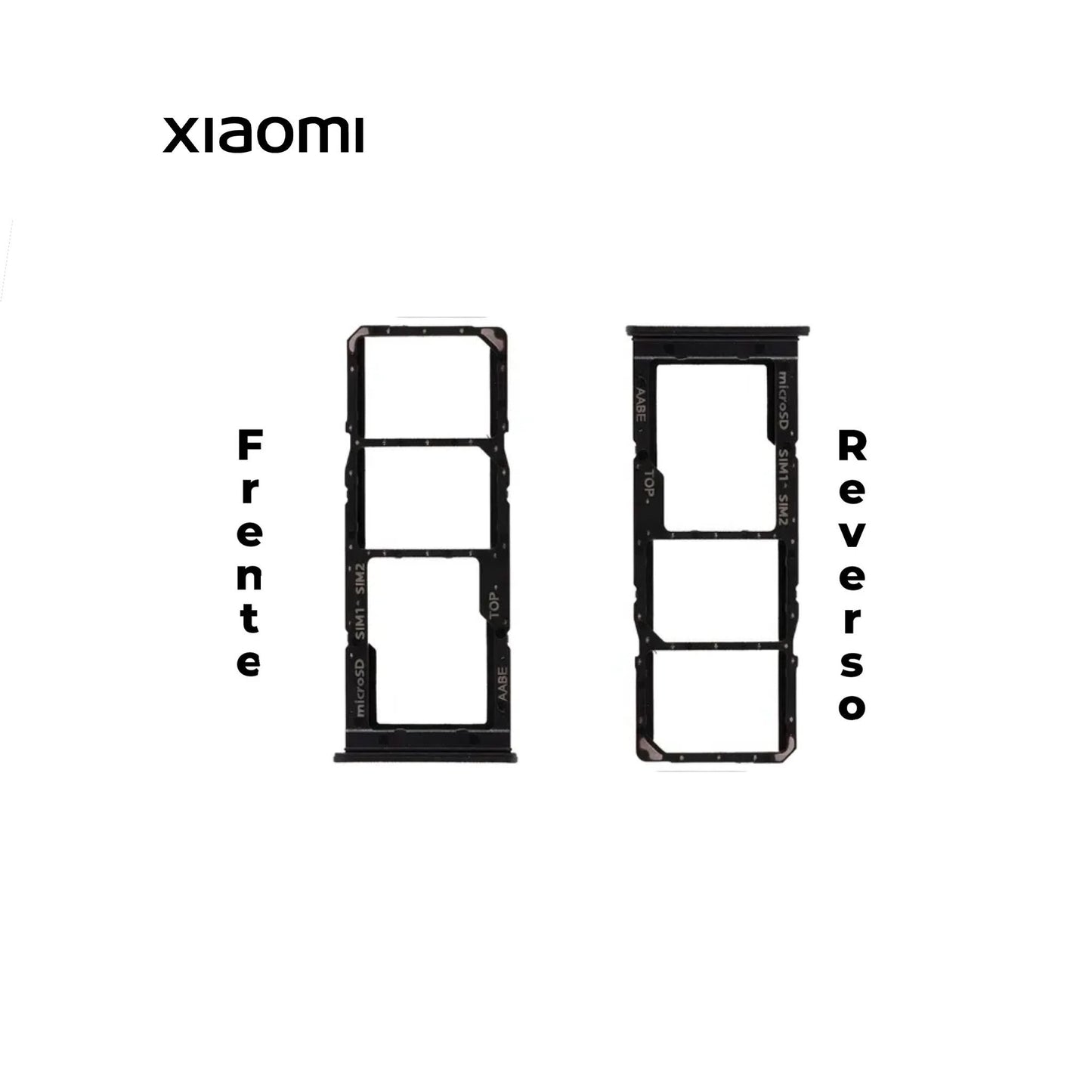 PORTA SIM XIAOMI POCO M5S NEGRO