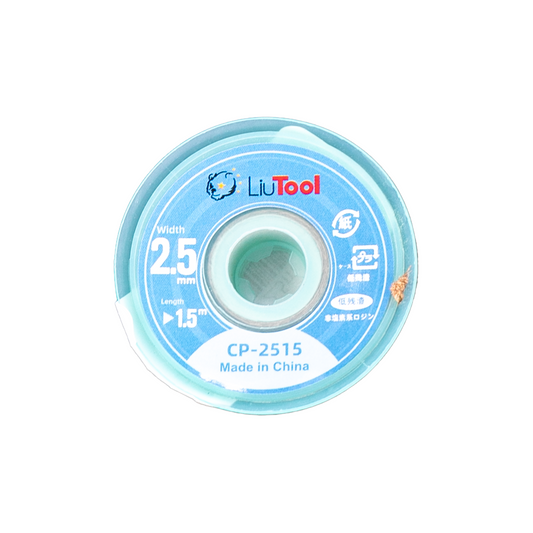 LIUTOOL MALLA DESOLDADORA 2.5 mm x 1.5 mts