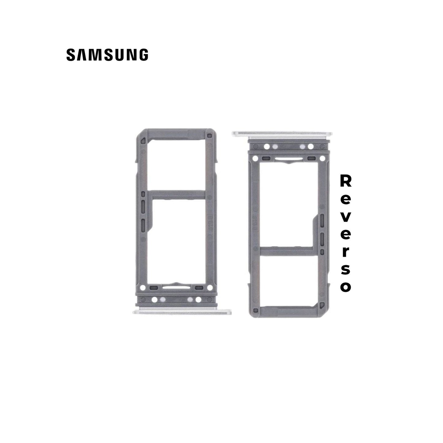 PORTA SIM SAMSUNG S8 PLUS PLATA
