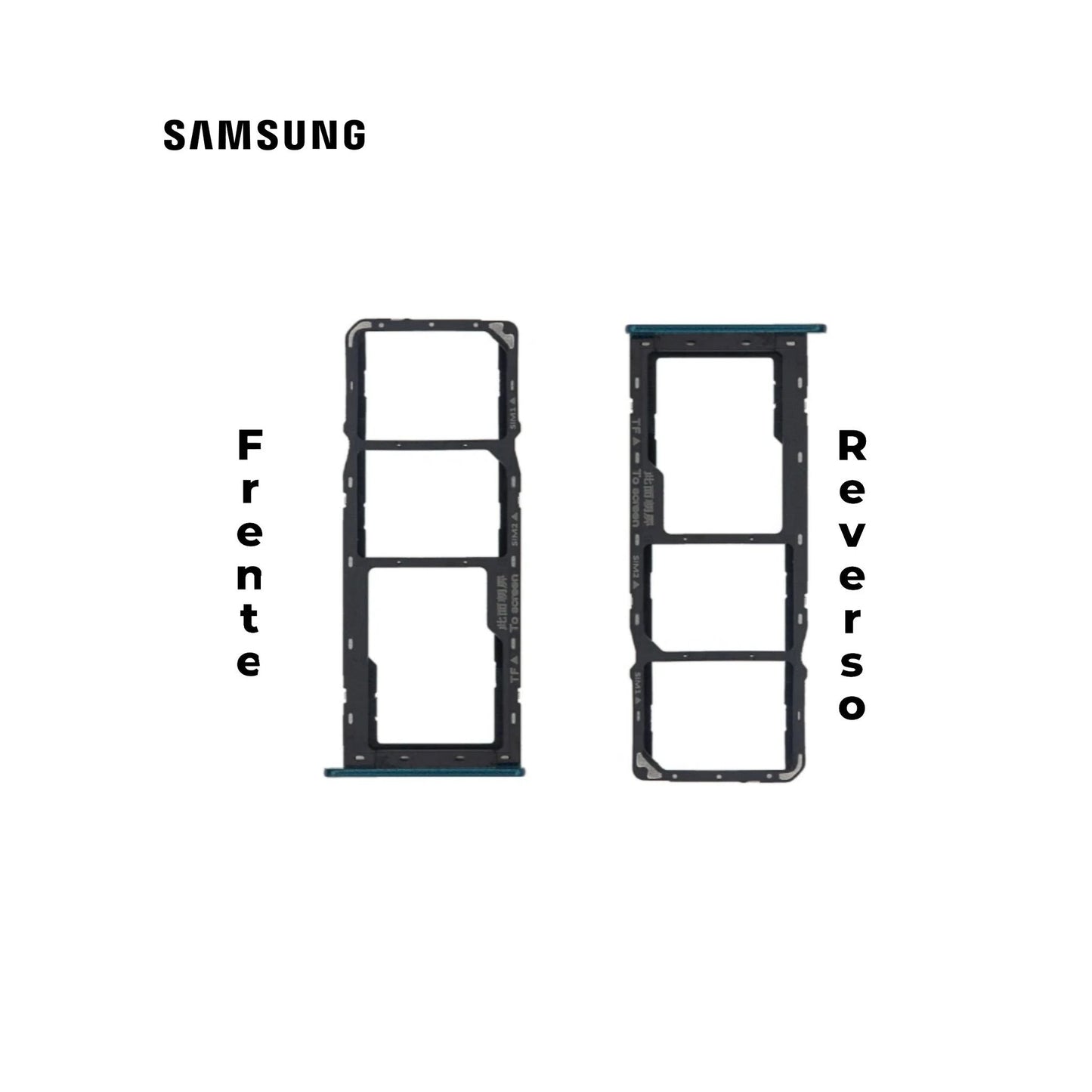PORTA SIM SAMSUNG A10s VERDE