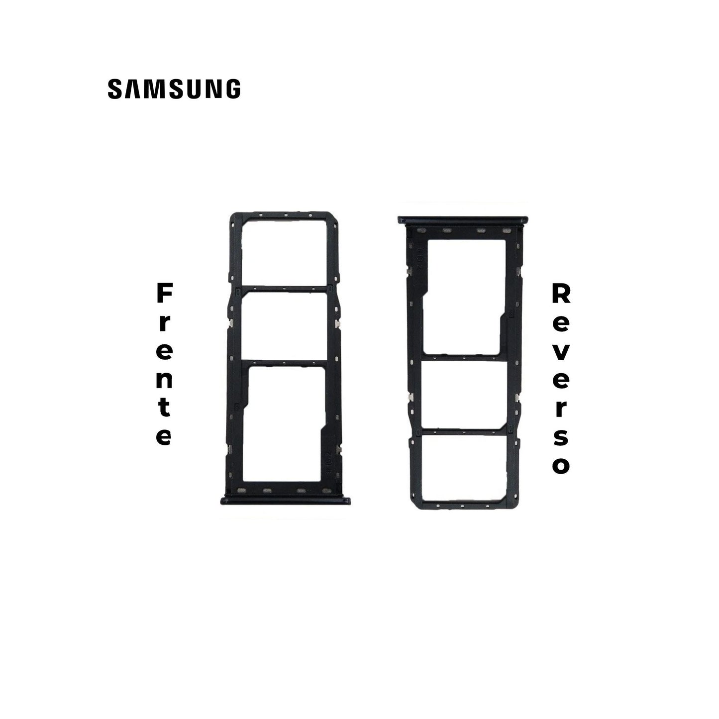 PORTA SIM SAMSUNG A20 NEGRO