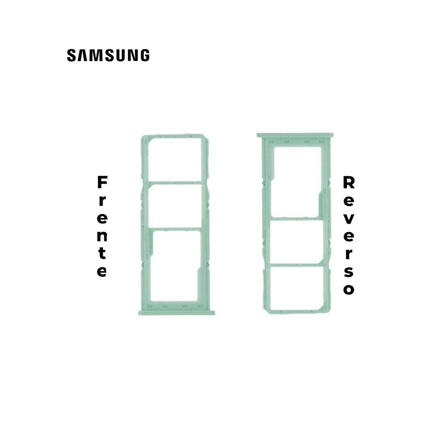 PORTA SIM SAMSUNG A22 VERDE