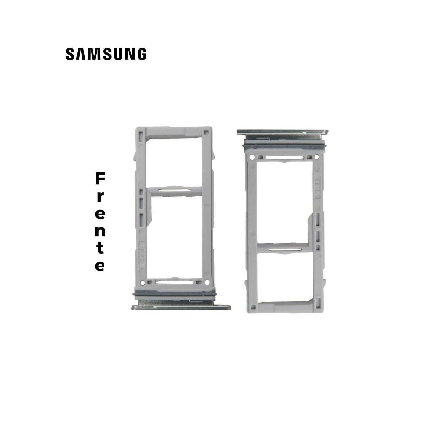 PORTA SIM SAMSUNG S10, S10 PLUS Y S10 E PLATA