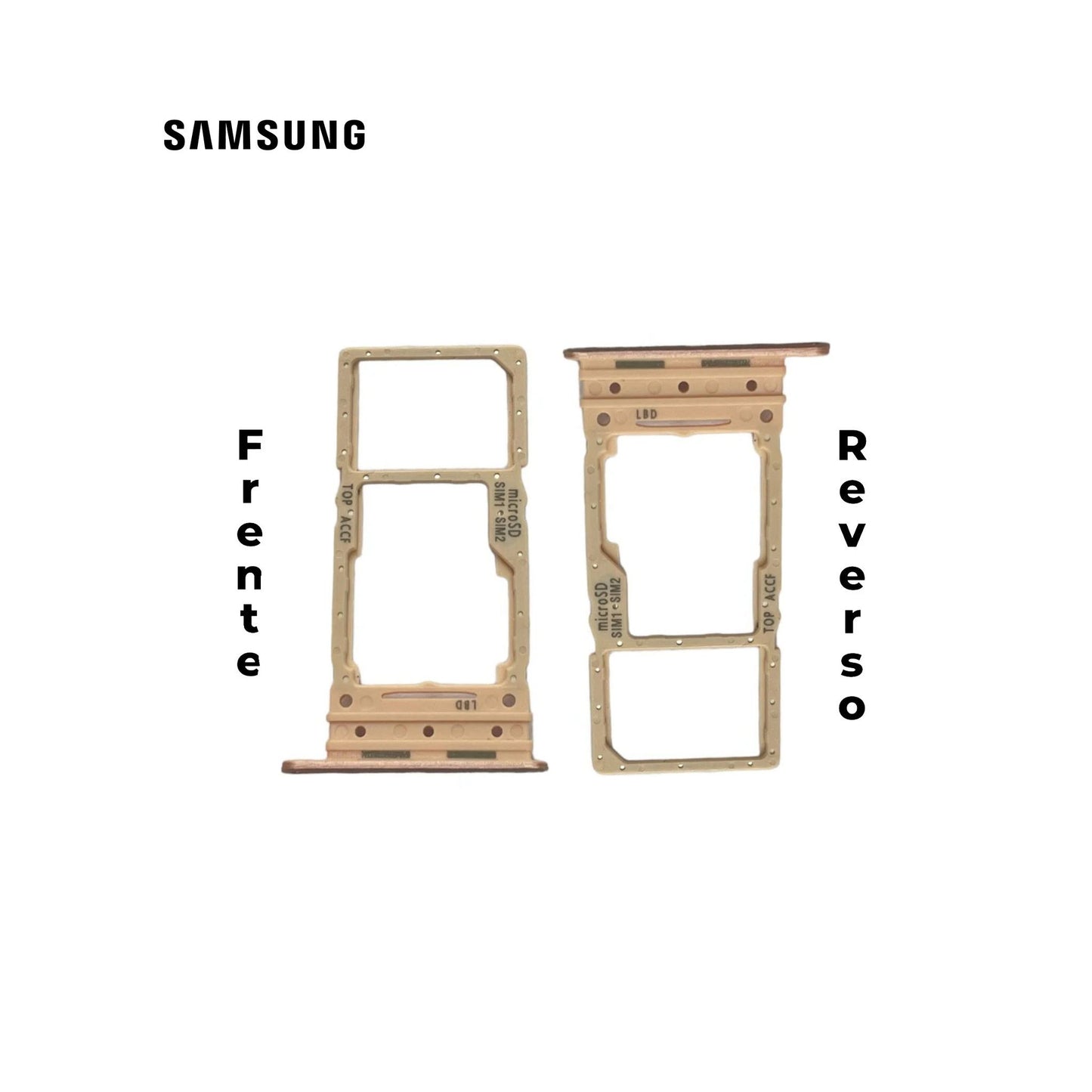 PORTA SIM SAMSUNG A3 2015 DORADO