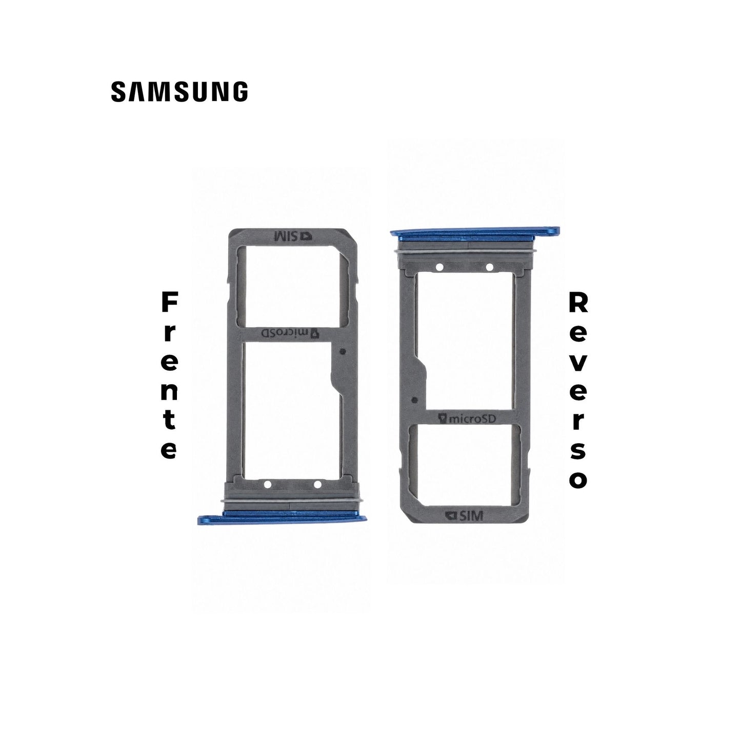 PORTA SIM SAMSUNG S7 EDGE AZUL