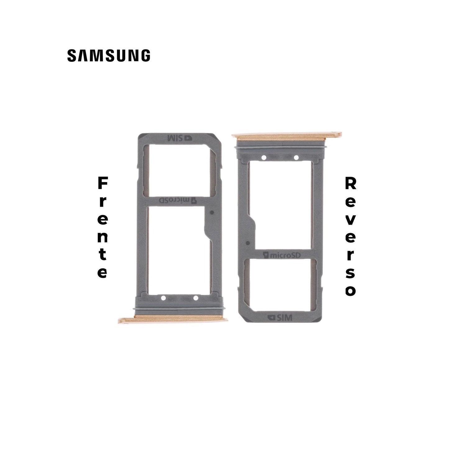 PORTA SIM SAMSUNG S7 EDGE DORADO