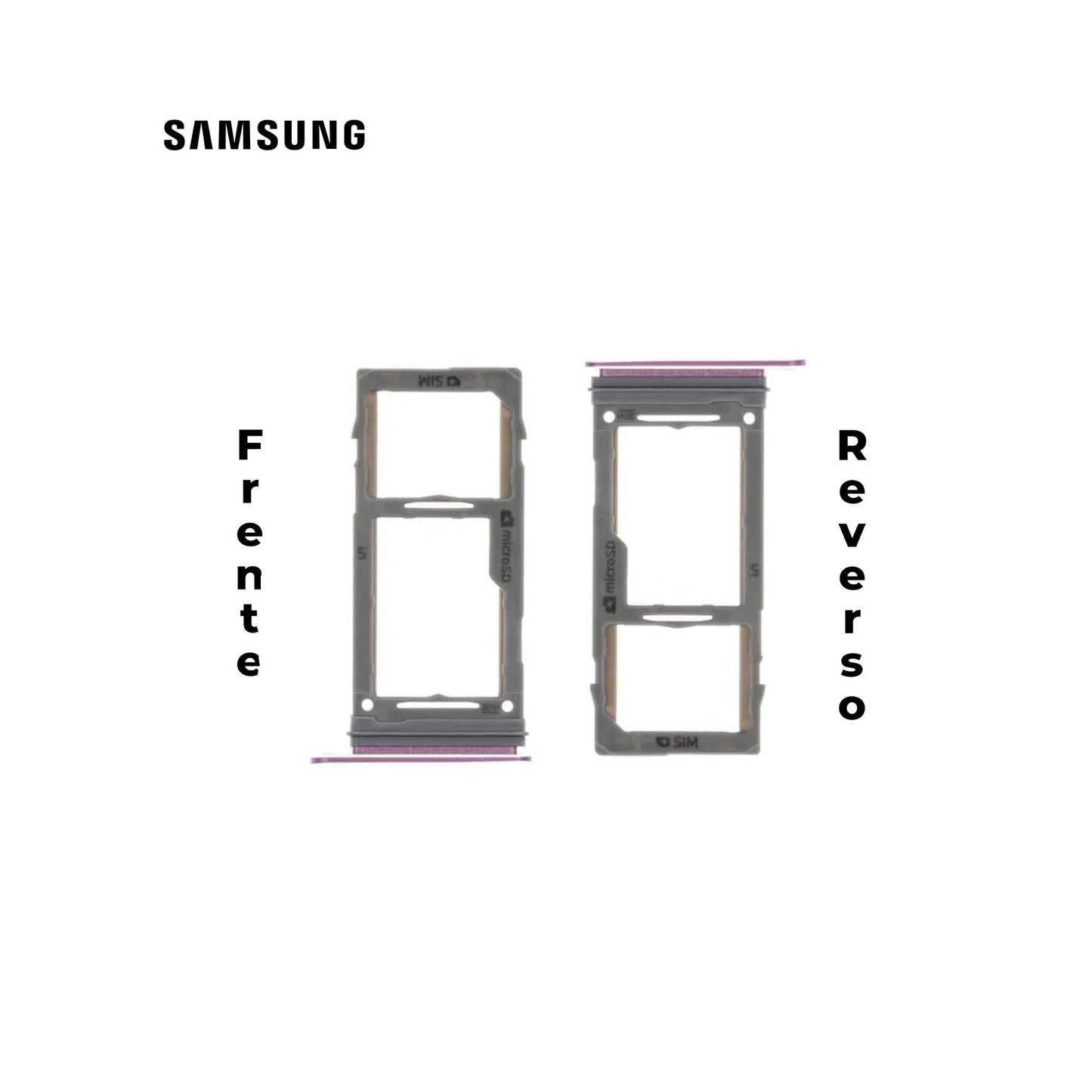 PORTA SIM SAMSUNG S9 MORADO
