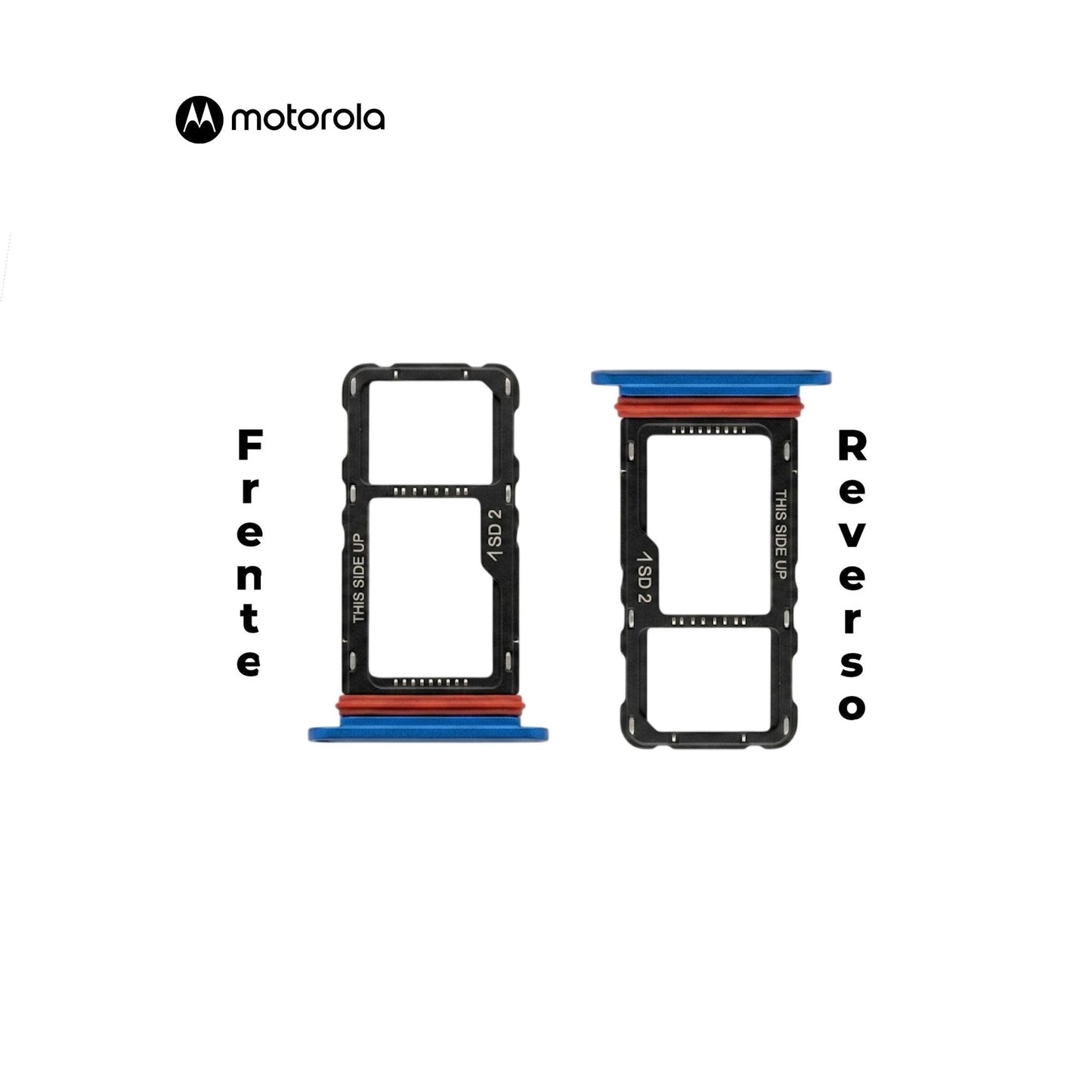 PORTA SIM MOTOROLA E22 / E22i AZUL