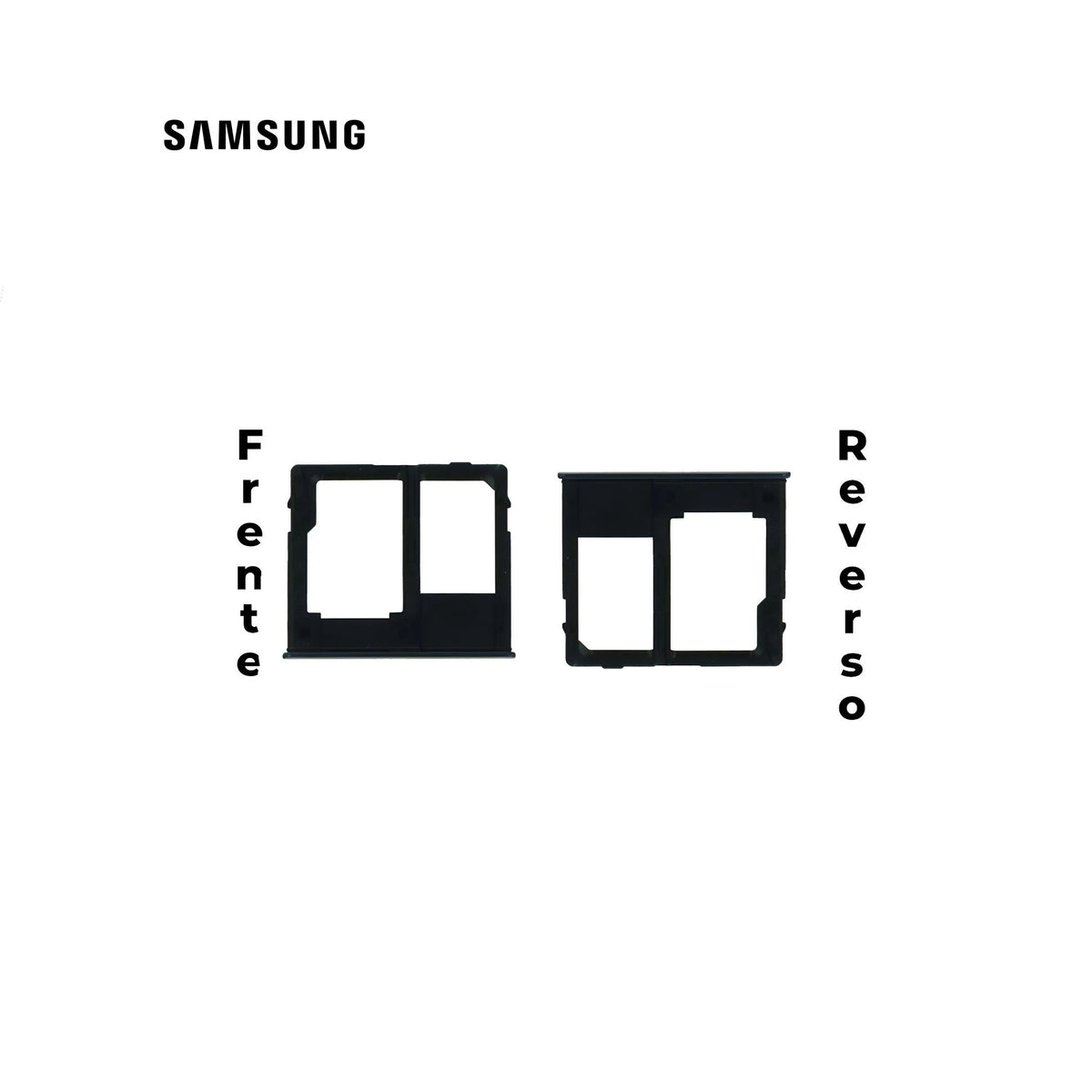 PORTA SIM SAMSUNG A10E NEGRO