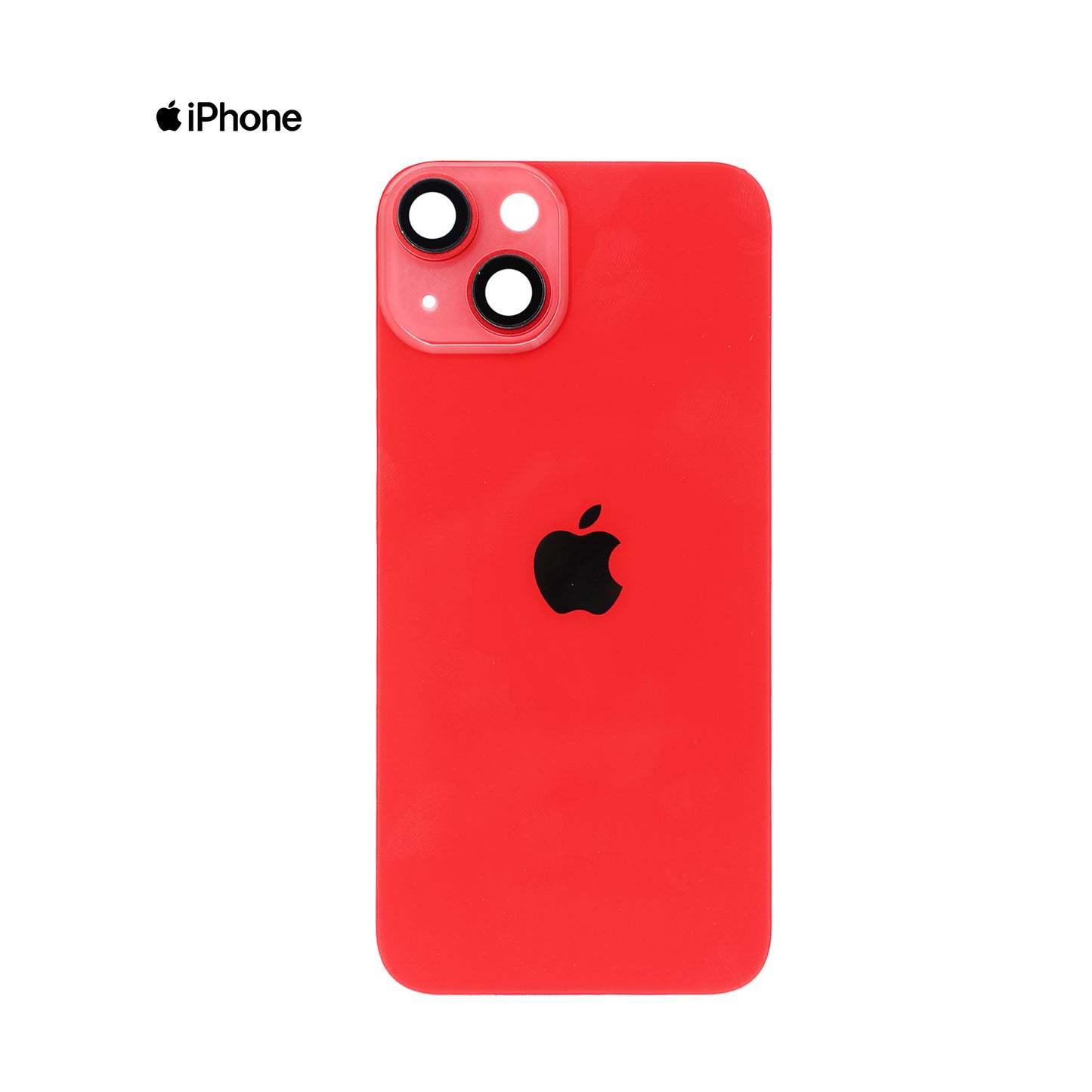 TAPA IPHONE 14 ROJO CON CLIP