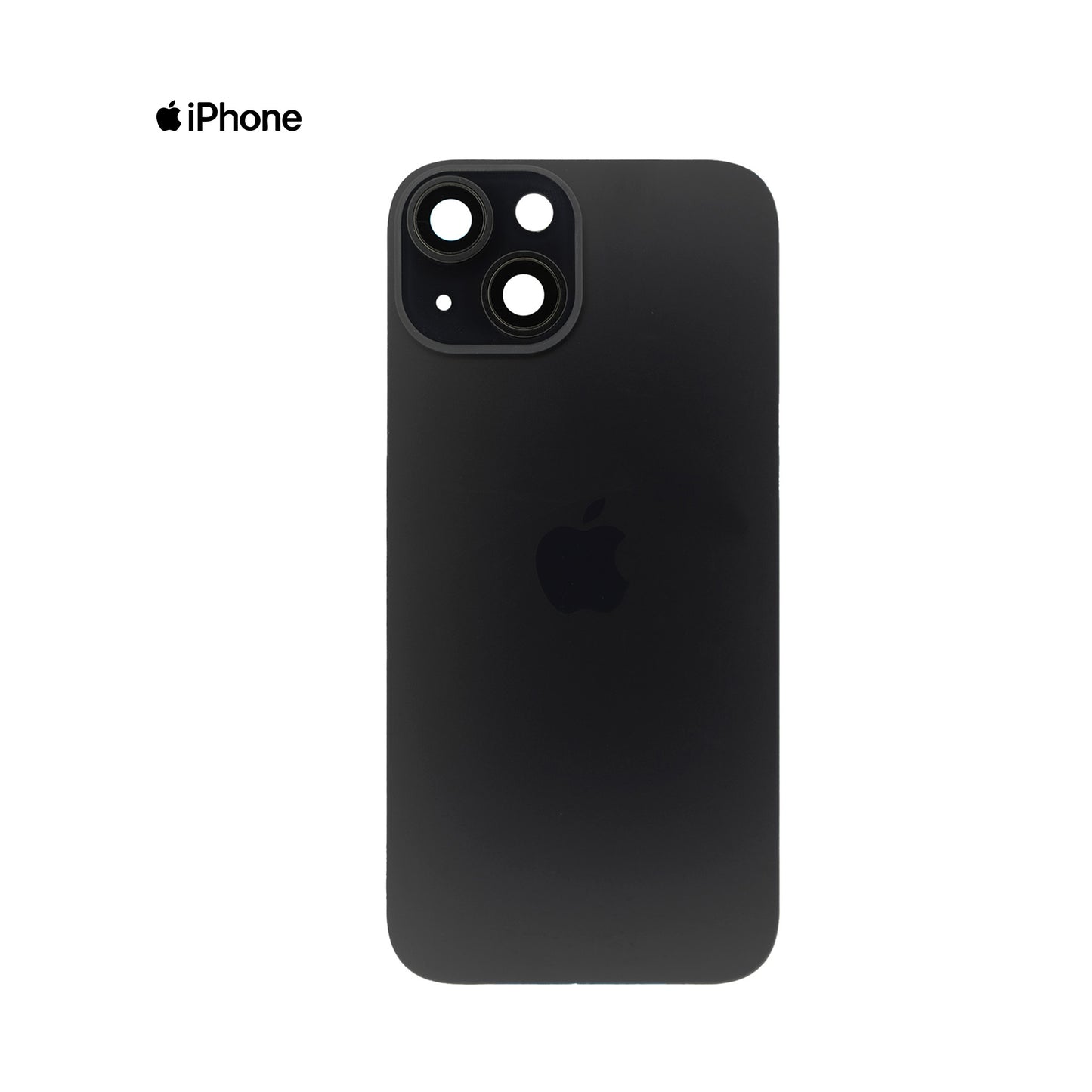 TAPA IPHONE 15 NEGRO CON CLIP