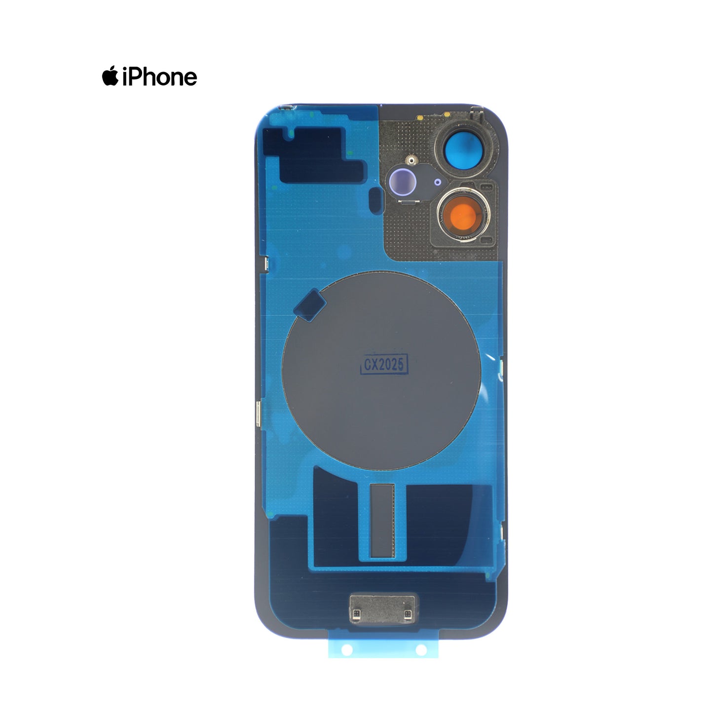 TAPA IPHONE 16 AZUL CON CLIP