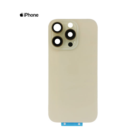 TAPA IPHONE 16 PRO DORADO CON CLIP