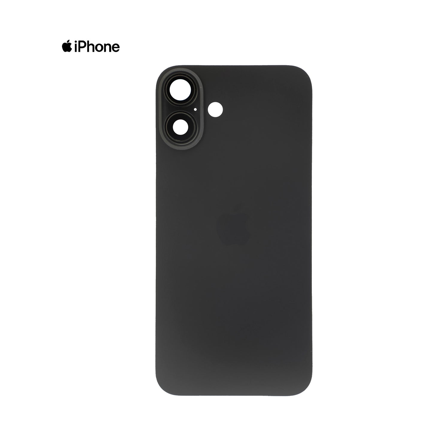 TAPA IPHONE 16 PLUS NEGRO CON CLIP