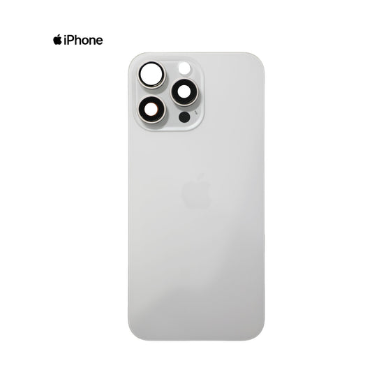 TAPA IPHONE 16 PRO MAX BLANCO CON CLIP