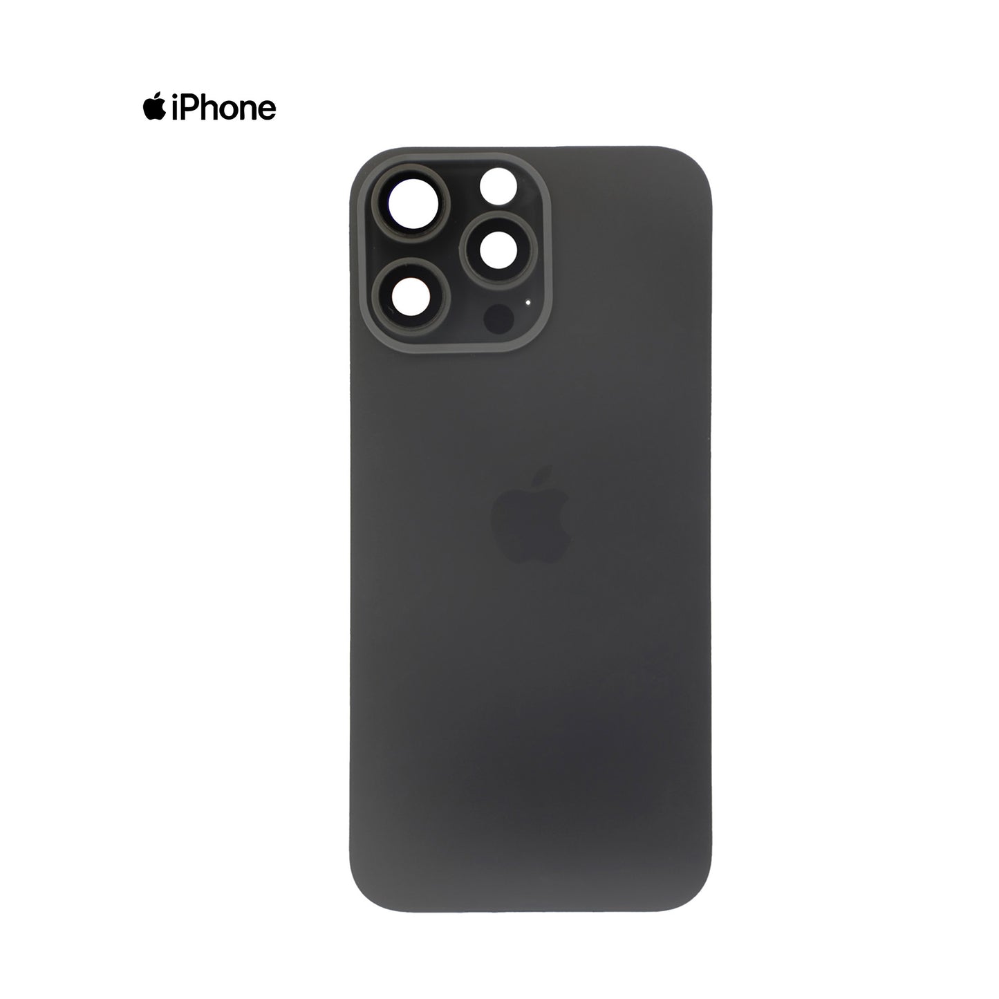 TAPA IPHONE 16 PRO MAX NEGRO CON CLIP