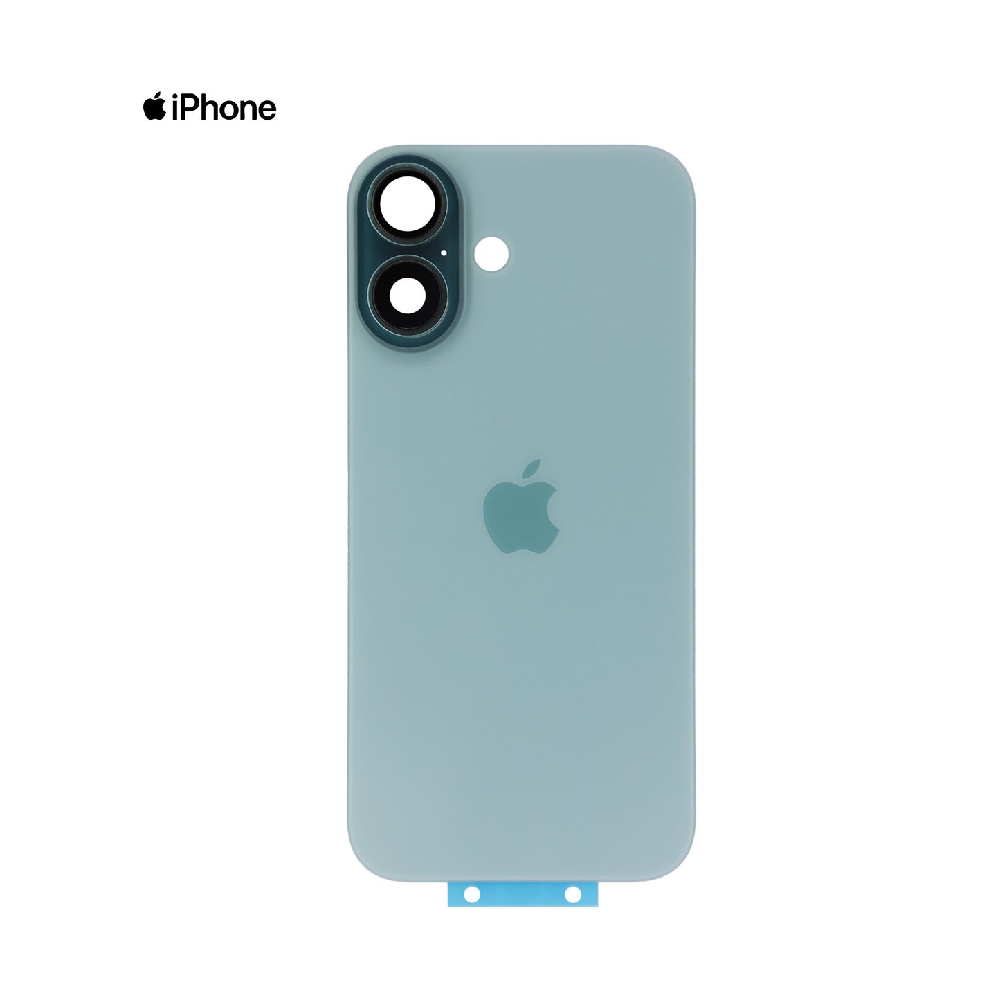 TAPA IPHONE 16 VERDE CON CLIP