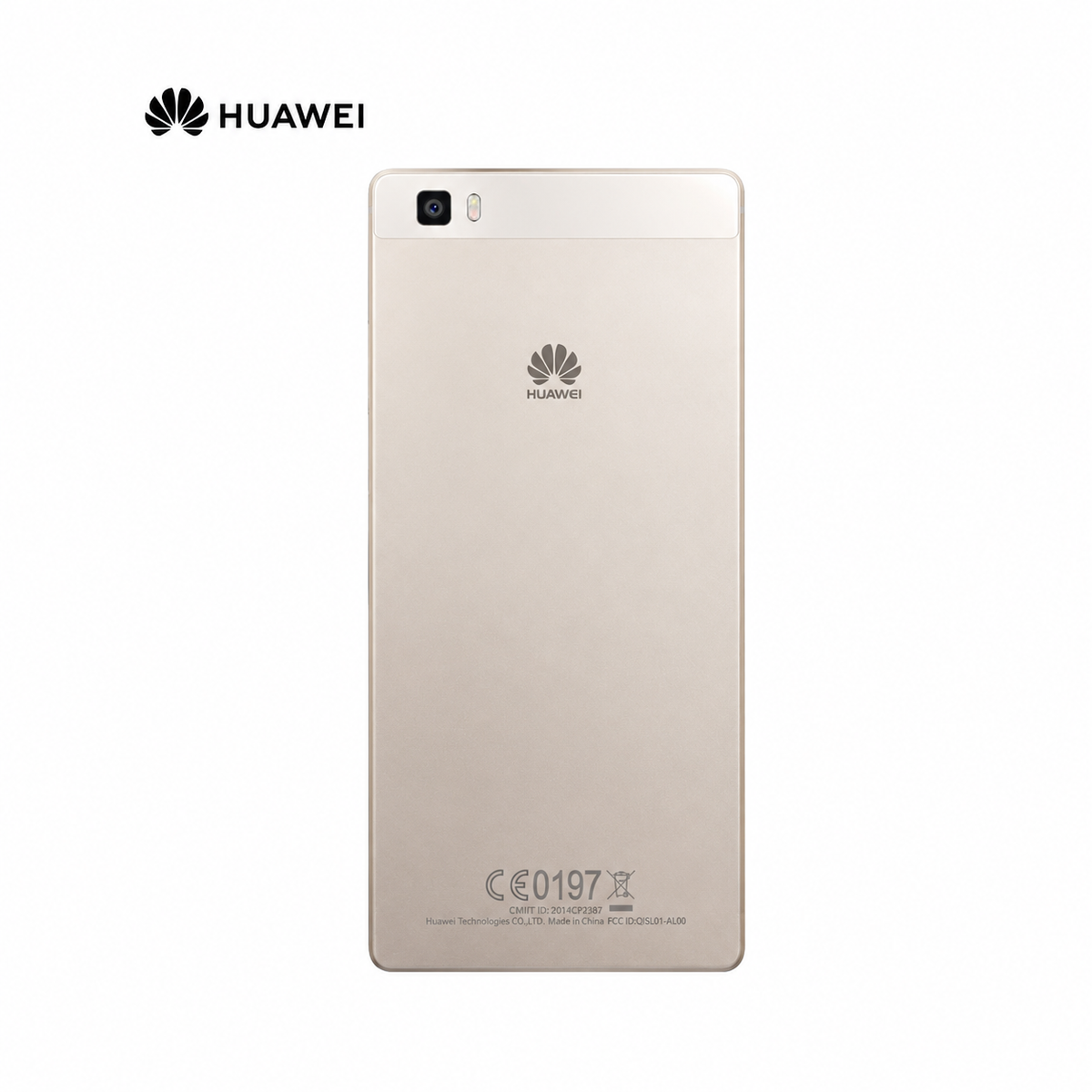 TAPA PARA HUAWEI P8 DORADO