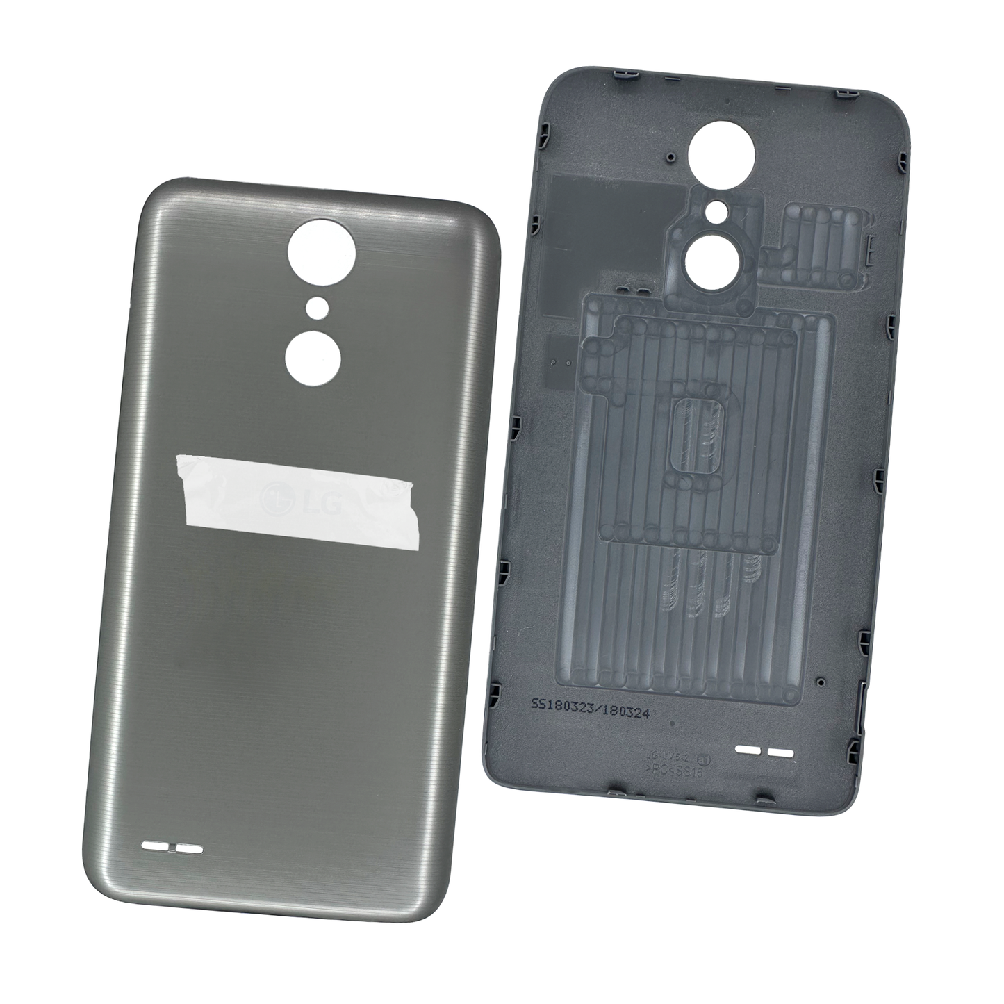TAPA LG K10 2017 PLATA