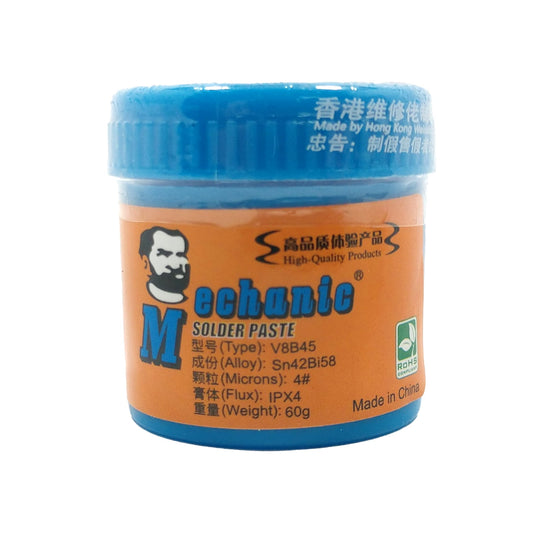MECHANIC PASTA DE SOLDADURA DE BAJA TEMPERATURA SIN PLOMO 60g 138 °C