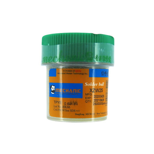 MECHANIC SOLDADURA EN PERLA SIN PLOMO 250000 PZS XZW25 0.6 mm