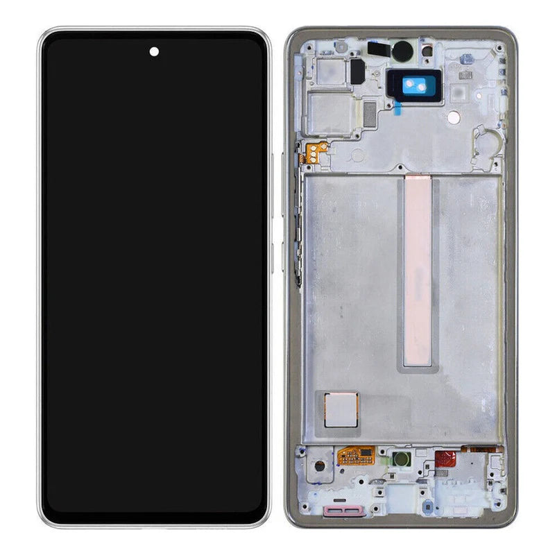 PANTALLA SAMSUNG A53 OLED CON MARCO PLATA