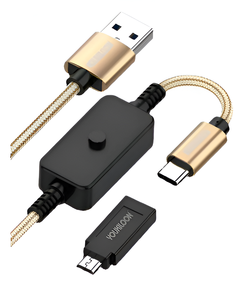 YOUKILOON CABLE HARMONY , RECOVERY V8 Y TIPO C