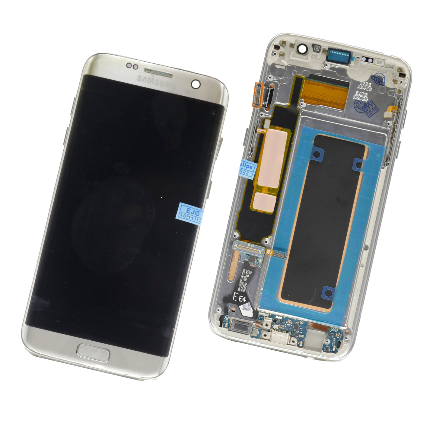 PANTALLA SAMSUNG S7 EDGE PLATA