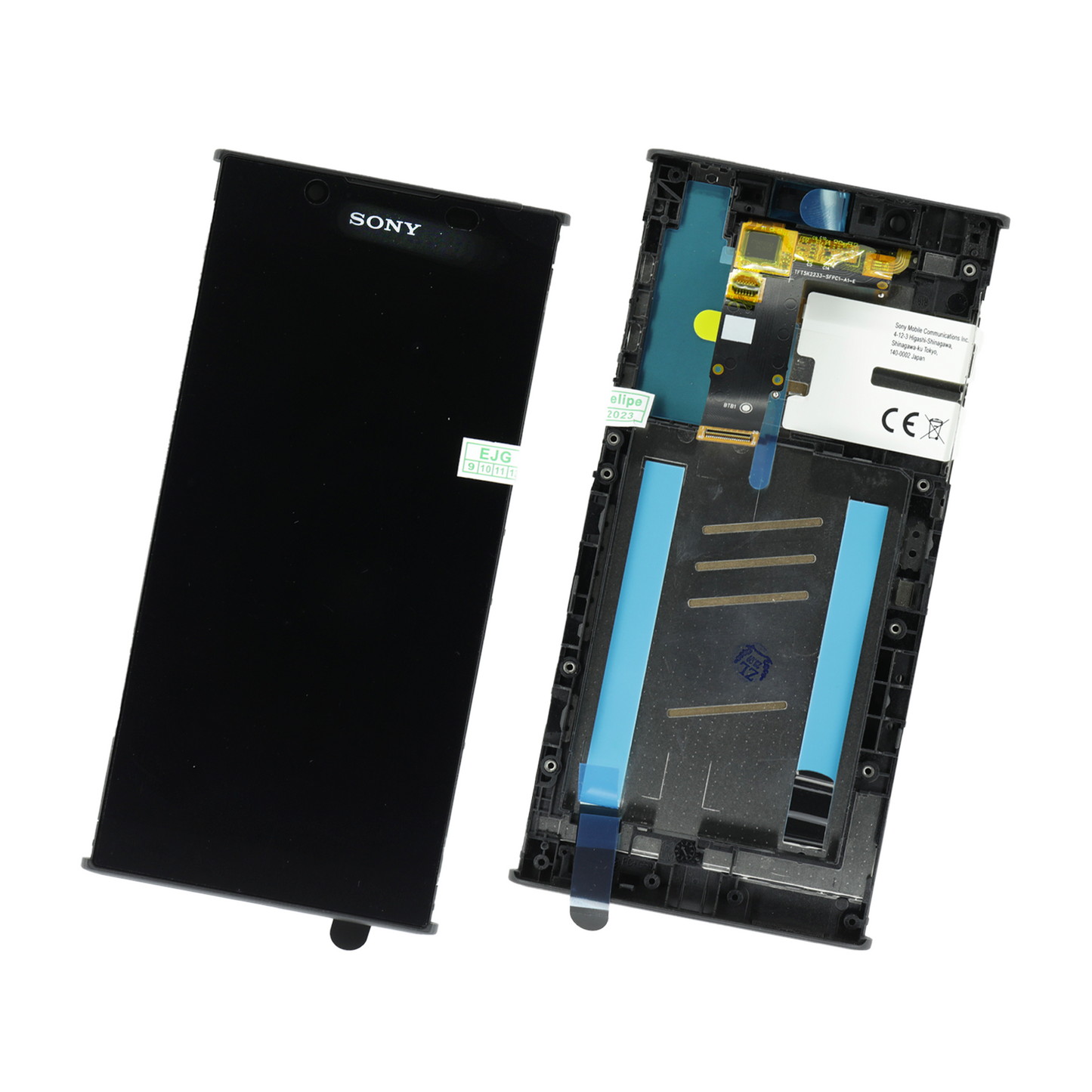 PANTALLA SONY L1 CON MARCO NEGRO ORIGINAL