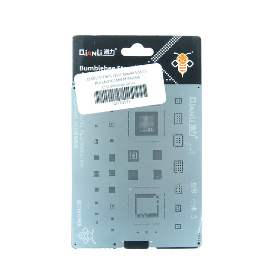 QIANLI STENCIL QS31 XIAOMI 5 , 5S , 5S PLUS , NOTE 2 , MIX MSM8996 CPU UNIVERSAL SERIES