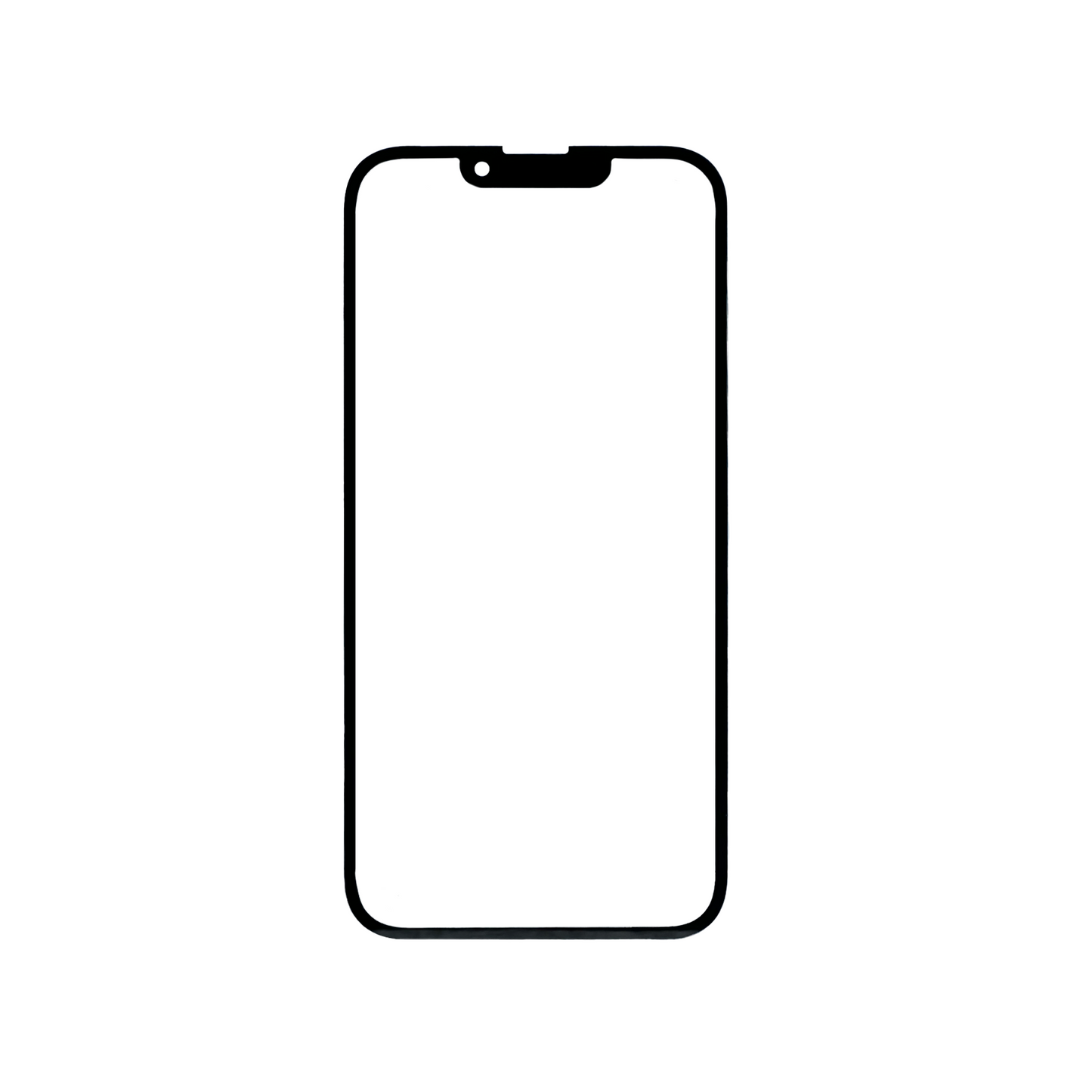 GLASS CON OCA IPHONE 13 , 13 PRO NEGRO