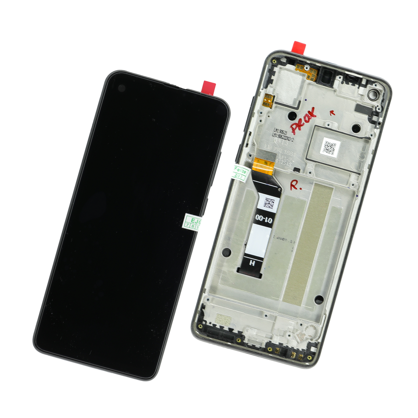 PANTALLA MOTOROLA ONE VISION CON MARCO NEGRO ORIGINAL